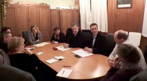 Bernard DELCROS rencontre les élus de la commune de Rouziers